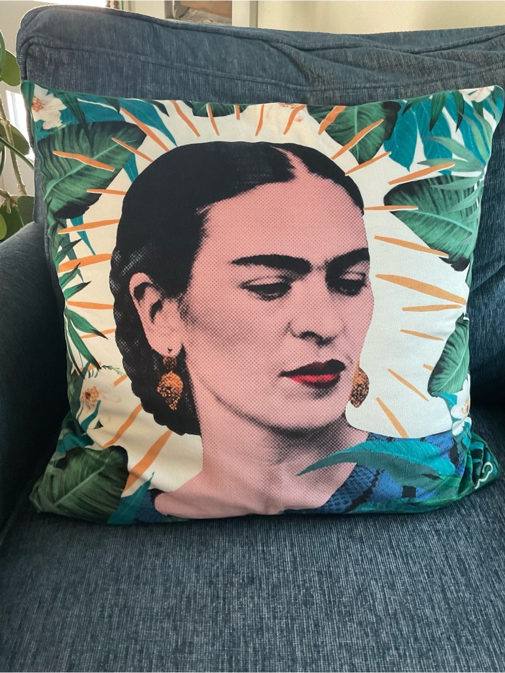 SHEIN Frida Kahlo Pillow Covers Set of 2 | 18x18 | Boho Art Decor